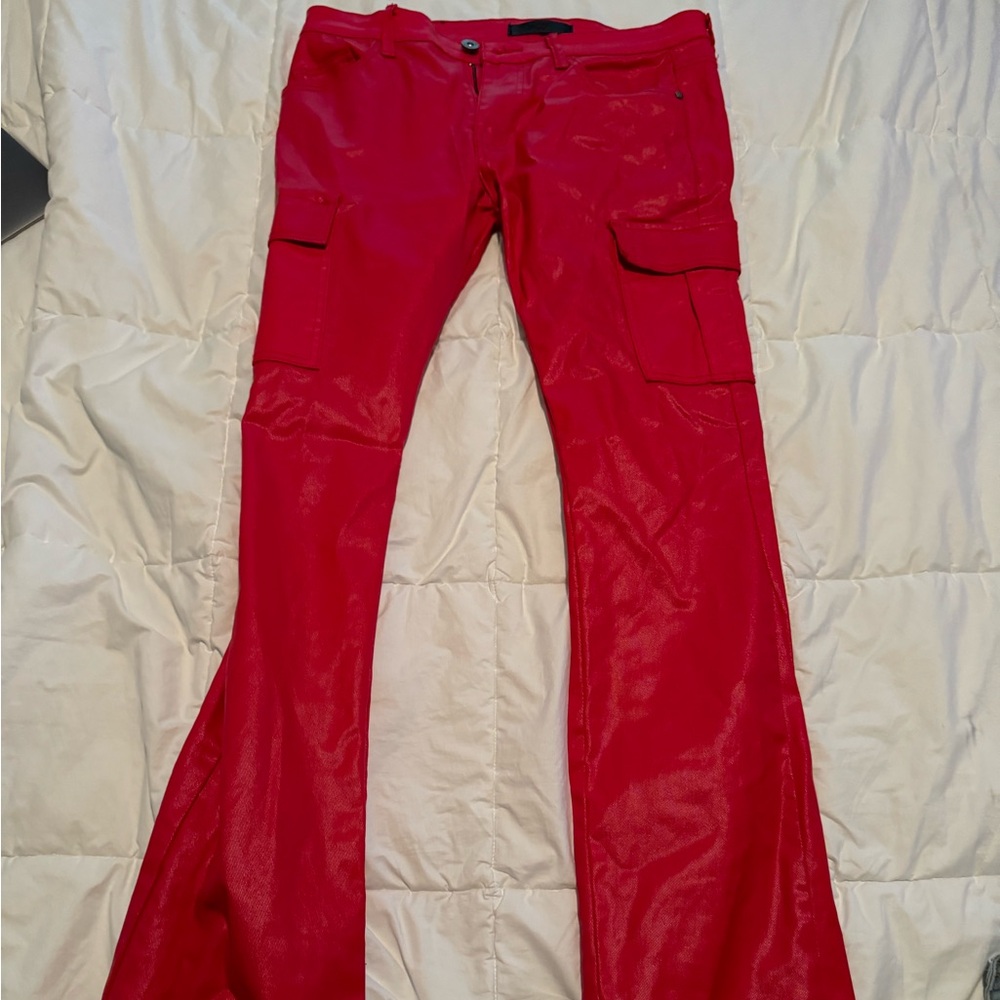 Red Wax Slim Fit Jeans
